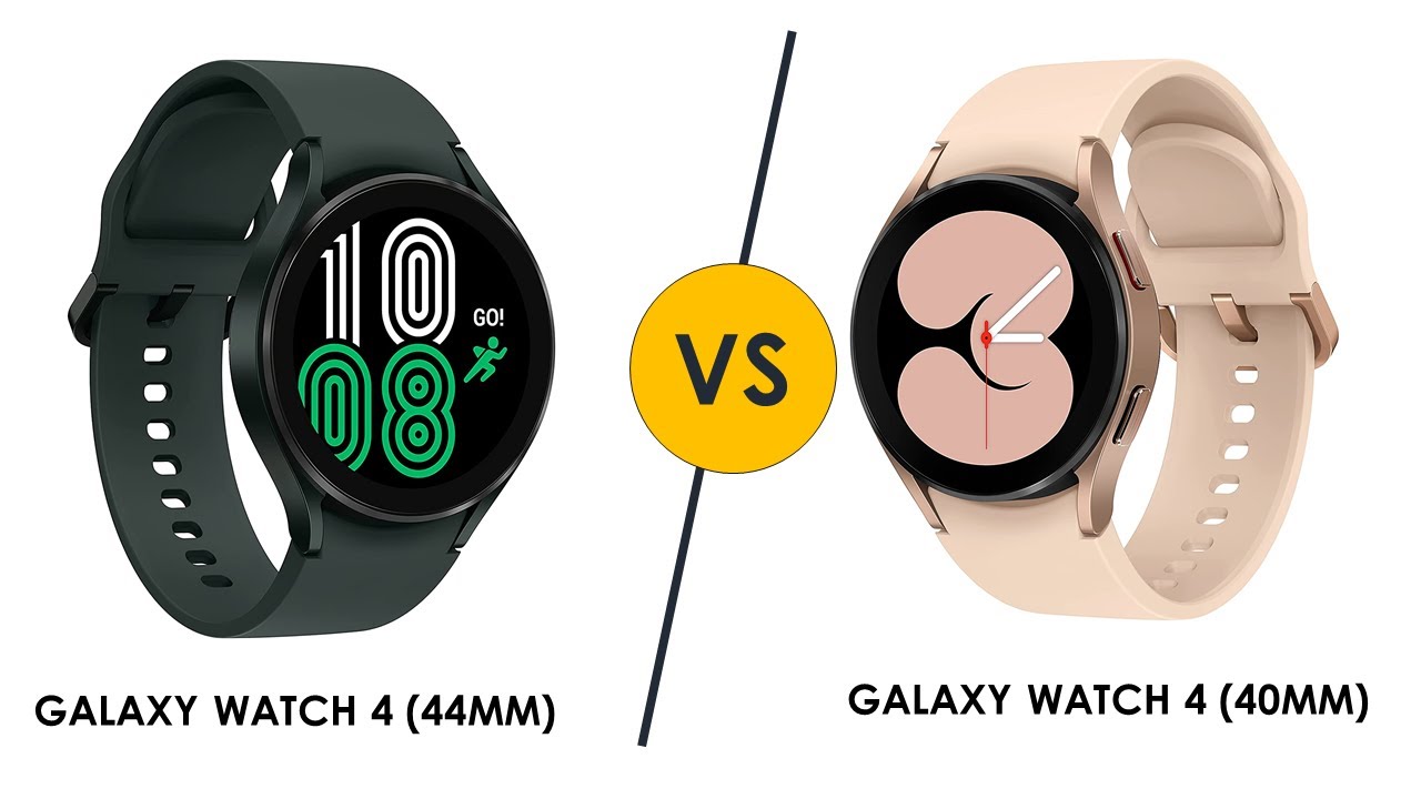Samsung Galaxy Watch 4 mm vs mm   Compare the differences