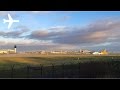 Manchester Airport Runway 23L Departures Sunrise Time-lapse (GoPro)