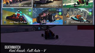 KART KRASH; Full Auto - How To Play & Win + GAMEPLAY (New DeathMatch GTA Online) screenshot 2
