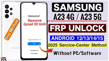 Samsung A23 Google-account omzeilen (FRP-ontgrendeling) zonder pc🔓 Samsung (A235F) FRP-omzeilen z...