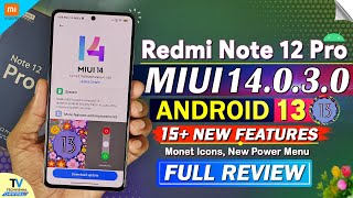 Redmi Note 12 Pro New MIUI 14.0.3.0 Android 13 Update All Features | Redmi Note 12 Pro 5g New Update