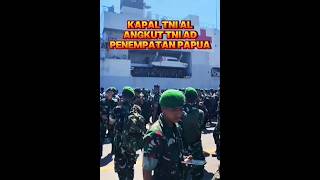 NEW TNI AD SOLDIERS TRANSPORTED BY TNI AL SHIP TO PAPUA‼️#CENDRAWASIPLACEMENT#TNIAD#TNIAL#TNIAU🇮🇩