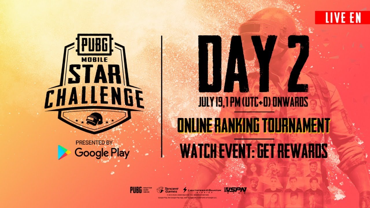 EN PMSC Online Ranking Tournament Day 2 PUBG MOBILE STAR CHALLENGE 2019 