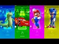 Tom Lizard 🆚 McQueen 🆚 Mario 🆚 Sonic 🪩 Tiles Hop