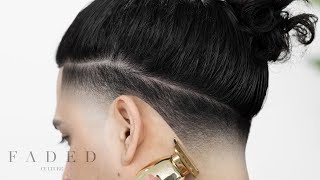 TAPER FADE FOR MAN BUN TUTORIAL screenshot 4