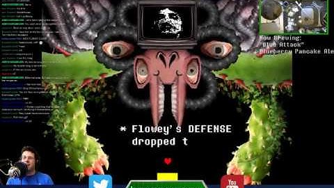 Undertale no-save run: Omega Flowey fight!