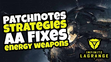 PATCHNOTES | Strategy Fixes, AA Fixes and Energy Weapon Optimization: Infinite Lagrange Mobile MMO
