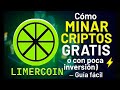 "💥 Limercoin: La nueva forma de MINAR CRIPTOMONEDAS ¡Gratis o invirtiendo poco! 🚀"