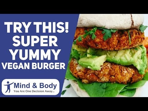 Curried Bean Burgers in Portobello Buns 💯| Mind&Body Kitchen 🍽