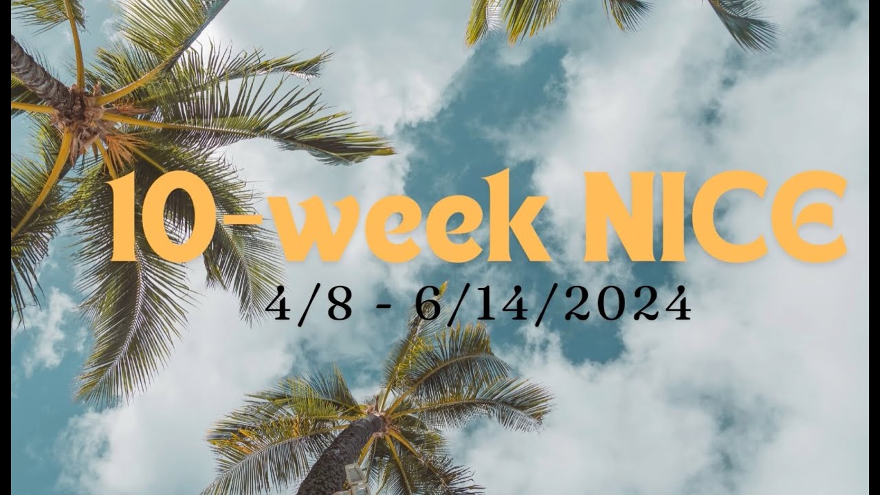 Spring 10-week NICE recap - YouTube