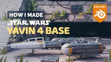 Star Wars Yavin Base in Blender - 3D Modeling Process | Polygon Runway