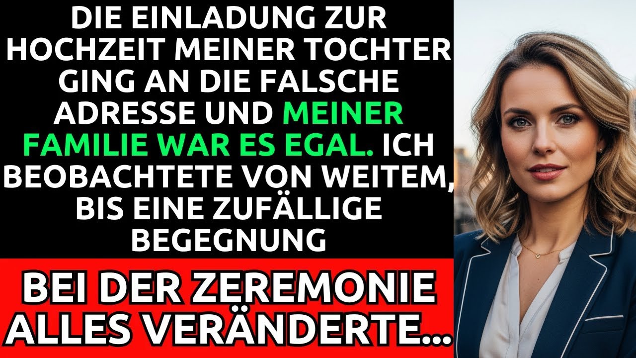 Von der Hochzeit Ausgeschlossen Wie eine Zufallsbegegnung mein Leben veränderte