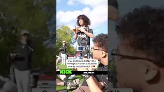 xOc and Cinna did NOT like seeing each other at Sidemen charity football match #xqc #cinna