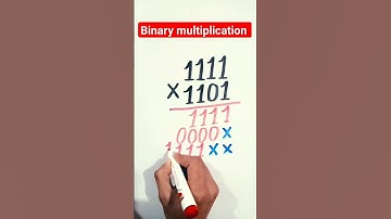 Binary number multiplication #viral #trending #maths #binary #multiplication #newtrick #shorts