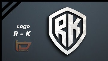 Cara edit logo monogram inisial RK || pixellab tutorial