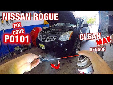 2013 Nissan Rogue P0101 MAF sensor, Remove clean and Installed