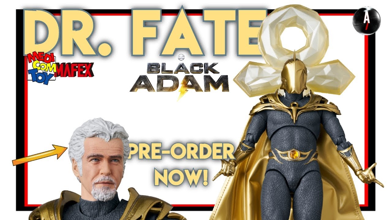 Mafex Medicom Toy D.C. Comics Black Adam DR. FATE Action Figure