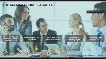 Lecture 18 Solmax Global Company Zoom Meeting on Every Monday.