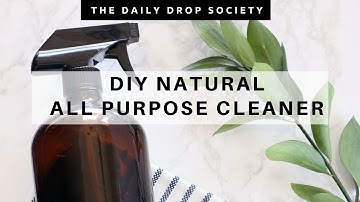 DIY NATURAL CLEANER ✨ making your own all purpose cleaner!