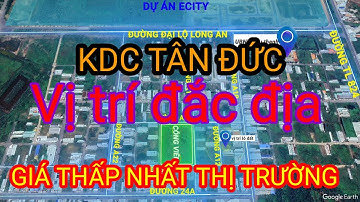 chính chủ cần tiền bán gấp lô đất ở giai đoạn 2 kdc tân đức đức hòa