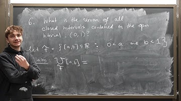Union of all closed intervals contained in the open interval (0,1)