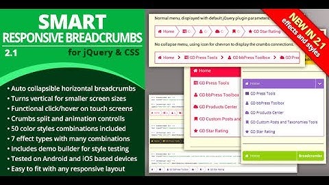 Smart Responsive Breadcrumbs