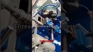 Heavy-Duty Pipe & Rod Threading Machine Operation & Review 💯 | Sudershan Pipe Threader #machinery
