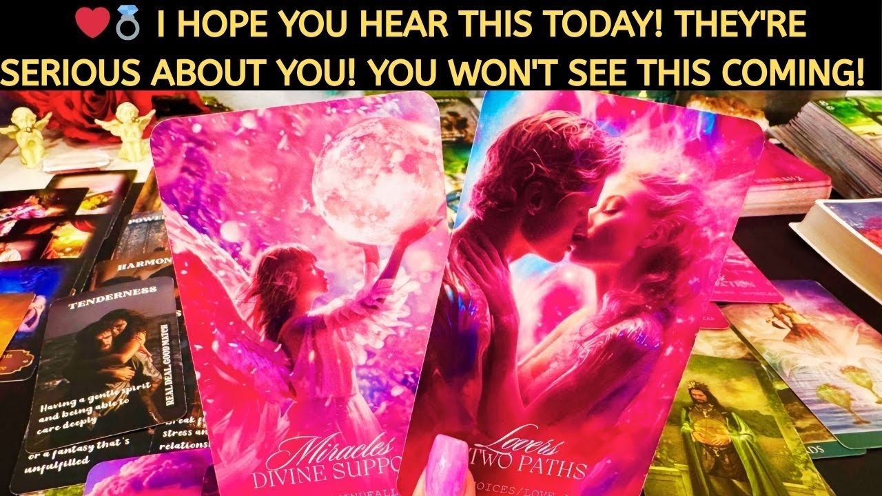 ❤️💍 I HOPE YOU HEAR THIS TODAY! THEY'RE SERIOUS ABOUT YOU! YOU WON'T SEE THIS COMING! LOVE TAROT