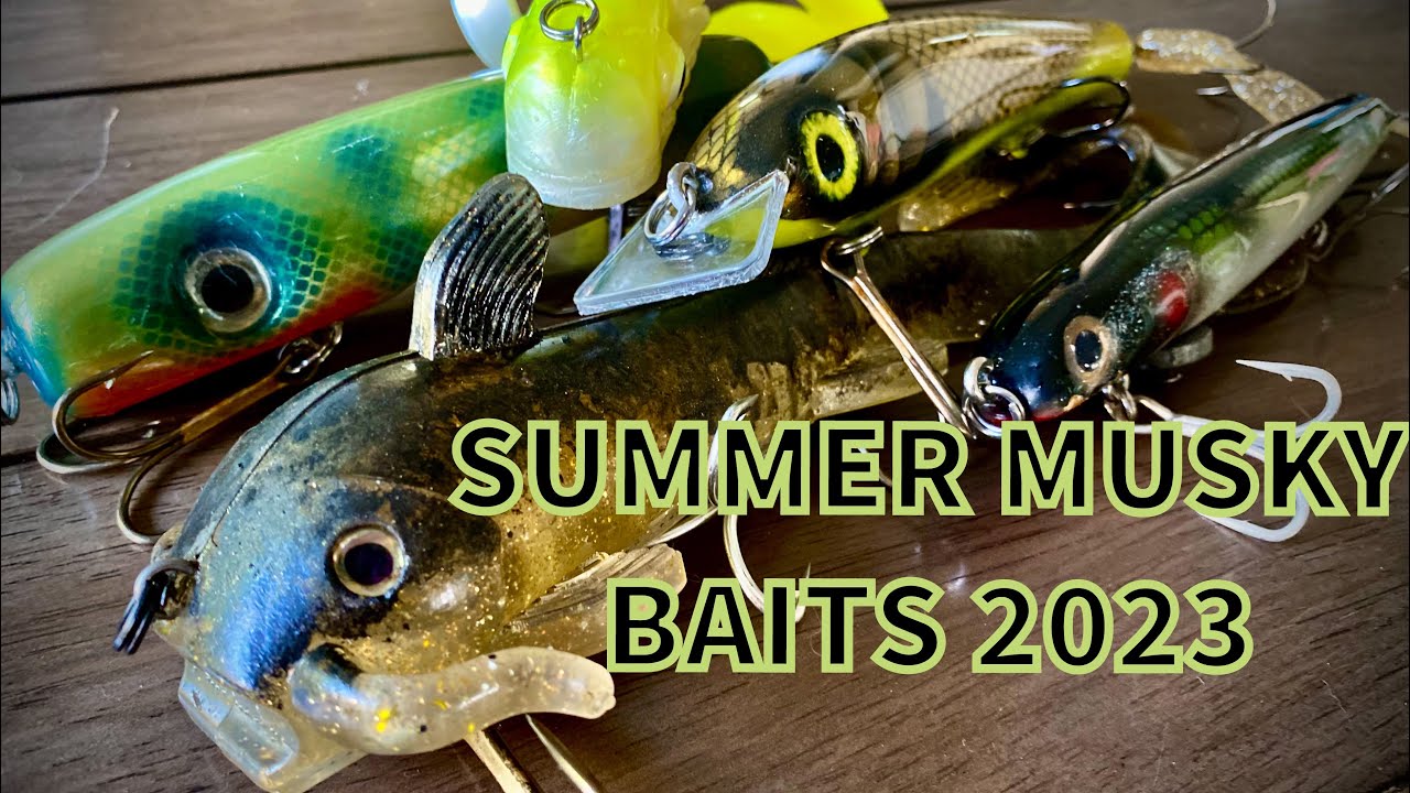 SUMMER MUSKY BAITS for NORTHERN WISCONSIN! Fishing Northwoods Musky in 2023  