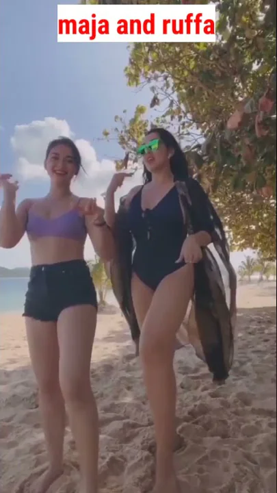 Maja and ruffa Mae, sexy dance bikini