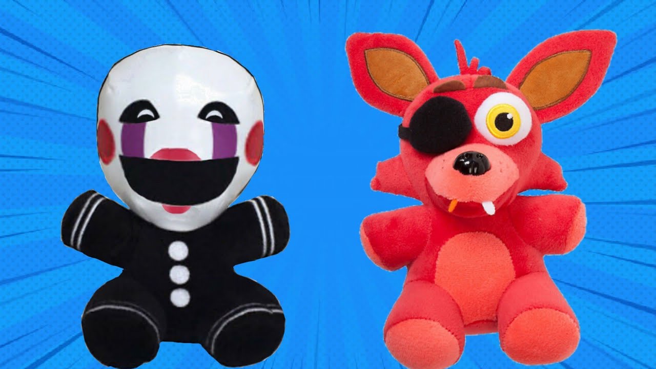 Fnaf plush unboxing foxy and puppet - YouTube