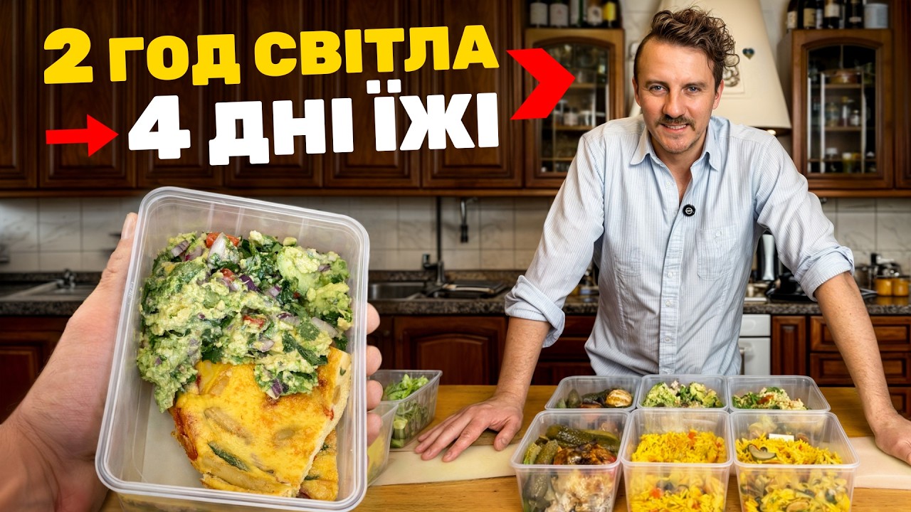 Готую на 4 дні за 2 години 🔥 Сніданки, обіди і вечері зі швидких ЗАГОТОВОК