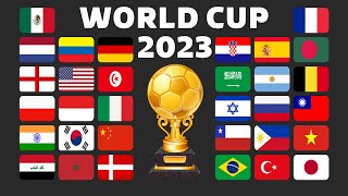 World Cup 2023 in Algodoo  32 Countries Beat the Keeper