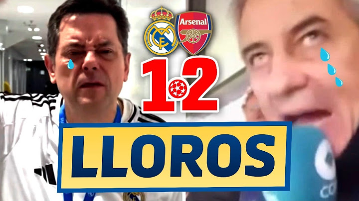 😭  LLOROS Y REACCIONES MADRIDISTAS AL REAL MADRID 1-2 ARSENAL | RONCERO, MANOLO LAMA... 😱