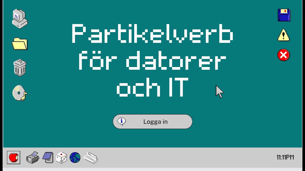 Partikelverb för Datorer och IT - Rivstart A1A2 Kapitel 11