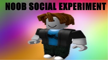 Would you be friends with a noob? || ROBLOX SOCIAL EXPERIMENT ||