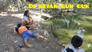 Mamet & Adit ditemenin mancing sama anak India || dikejar guk-guk saat masuk wilayah garung