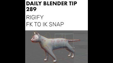 Daily Blender Tip 289 - IK and FK in Rigify (Blender 2.8)