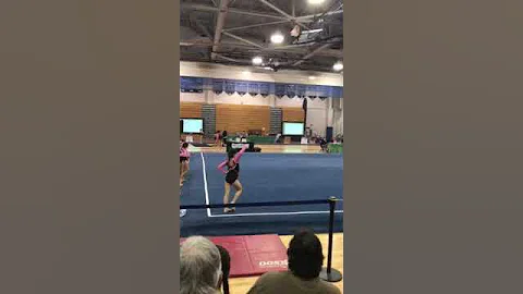 First competition floor routine