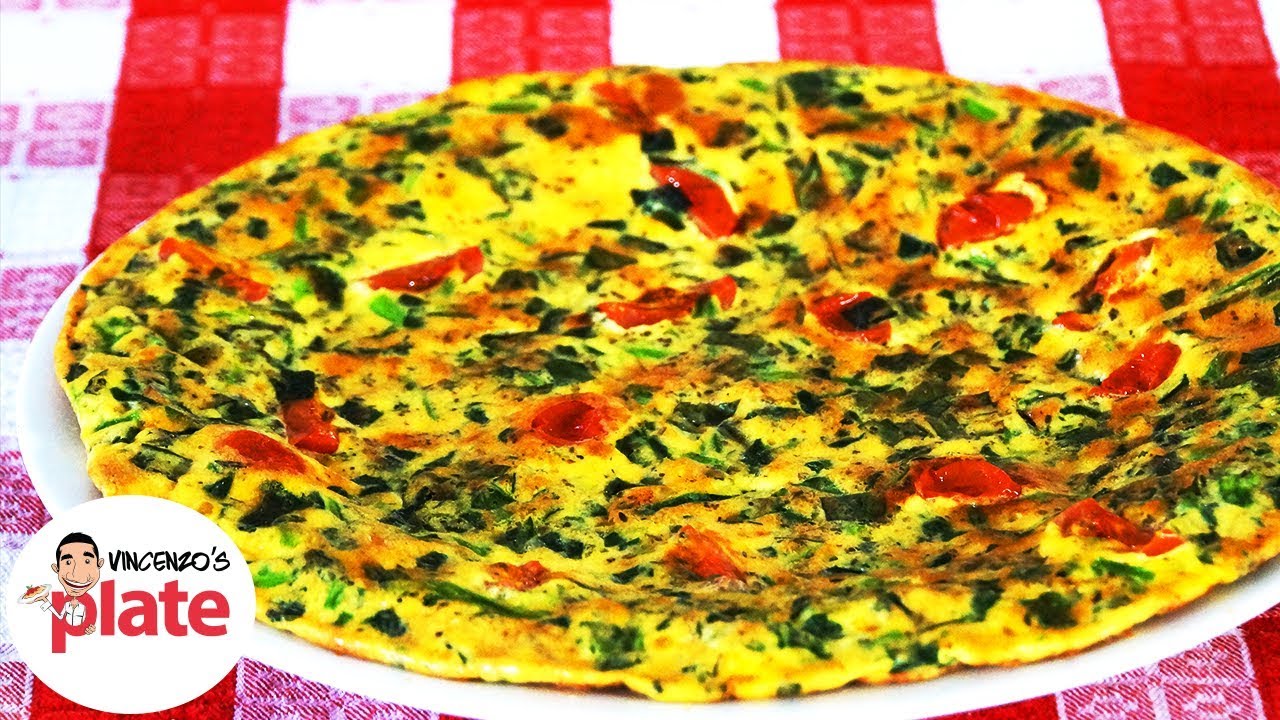 SPINACH FRITTATA RECIPE | How to make Frittata | Italian Omelette | Vincenzo