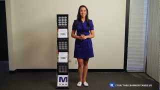 Portable Pop Up Brochure Stand