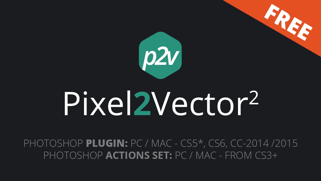 Download Pixel2Vector - Free Pixel to Vector Converter for Photoshop - YouTube