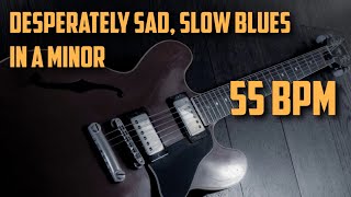 Video voorbeeld van "Sad Slow Relaxing Blues Backing Track in A Minor"