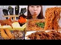 ASMR Mukbang｜불닭볶음면에 닭발을 넣어 먹어보았어요!!~^^*