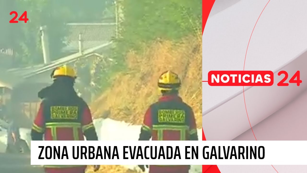 Ruta cortada y zona urbana evacuada en Galvarino por incendio forestal | 24 Horas TVN Chile
