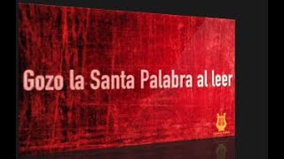 Video thumbnail of "144 - Gozo la Santa Palabra al leer (Pista/Letra Himnario Bautista)"