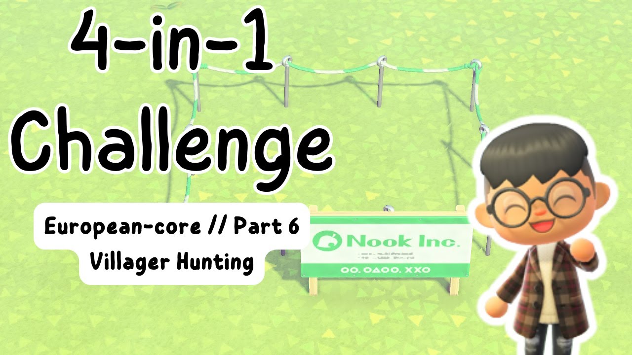 How Many NMT for the Final Europeancore Villager? // Animal Crossing 4in1 Challenge YouTube
