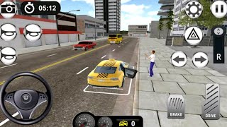 Permainan Mengemudi Mobil-mobilan Taksi Kota Modern - Taxi Simulator City Driving screenshot 4