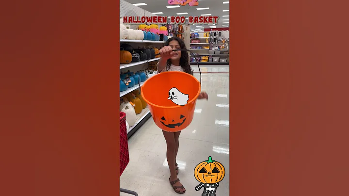 COME WITH ME TO MAKE A BOO BASKET!👻 #shorts