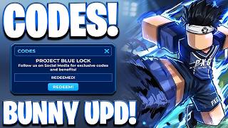 Bunny New All Bunny Update Codes For Project Blue Lock Project Blue Lock Codes